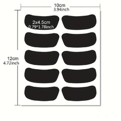 150pcs Eye Baseball Stickers Softball Face Paint Eye Strips