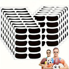 150pcs Eye Baseball Stickers Softball Face Paint Eye Strips