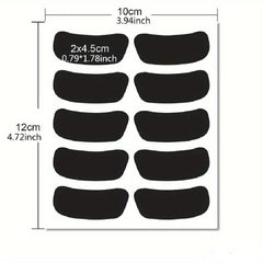 150pcs Eye Baseball Stickers Softball Face Paint Eye Strips