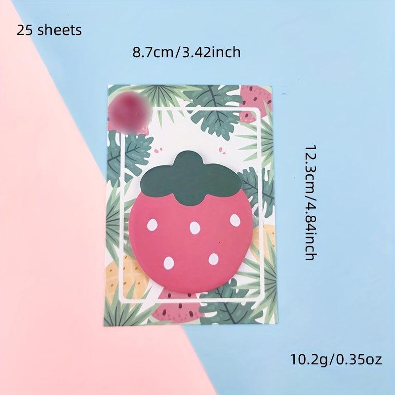 Fruit Sticky Notes Office Note Sticker Fruit Memo Student Memo Notes