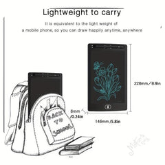 21cm LCD Writing Tablet Reusable Handwriting Learning Board with Lock Function
