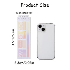 Gradient pattern Loose leaf And Paper Label Index Stickers
