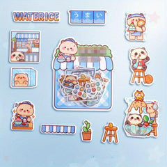 Sweet Potato Hand Ledger Sticker Set - Guka Ins Wind Beauty Girl
