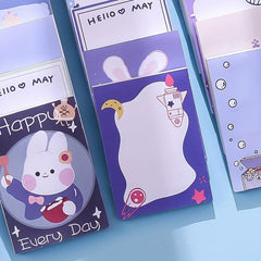 Mini Shorthand Creative Notebook 30 Pages Cartoon Student Memo Pad
