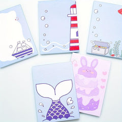 Mini Shorthand Creative Notebook 30 Pages Cartoon Student Memo Pad