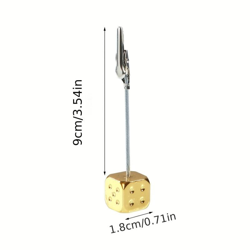 Metal Vertical Label Clip for Office Desktop Business Cards
