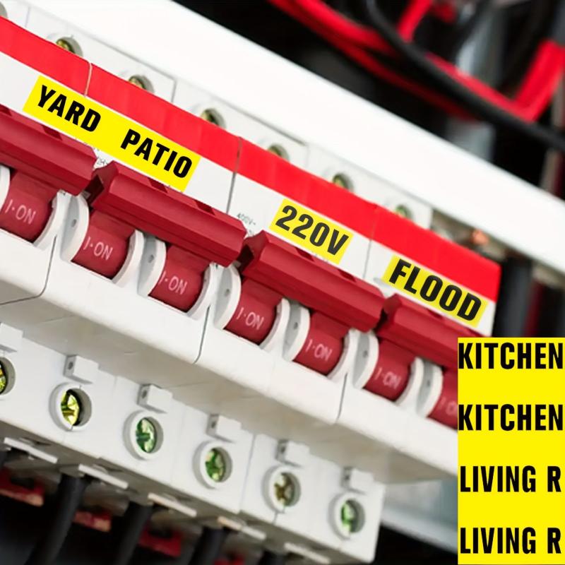 Waterproof Circuit Breaker Box Labels Reminder Stickers