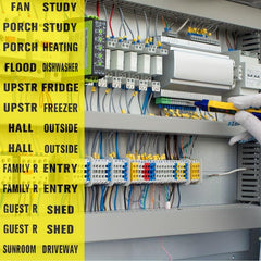 Waterproof Circuit Breaker Box Labels Reminder Stickers