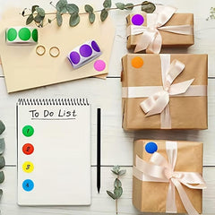 5000pcs Round Coding Circle Dot Labels Self Adhesive Sticker 10 Assorted Colors