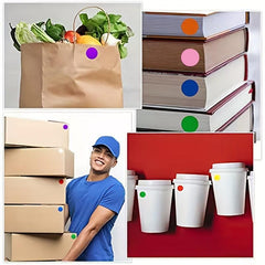 5000pcs Round Coding Circle Dot Labels Self Adhesive Sticker 10 Assorted Colors