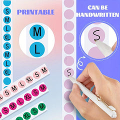 5000pcs Round Coding Circle Dot Labels Self Adhesive Sticker 10 Assorted Colors