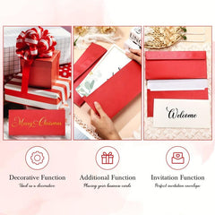 200 Red Business Envelopes for Checks Invoices