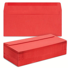 200 Red Business Envelopes for Checks Invoices