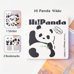Panda Cartoon Notebook - 100 Pages - Student Writing Notepad