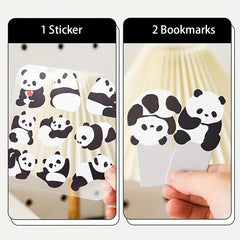 Panda Cartoon Notebook - 100 Pages - Student Writing Notepad