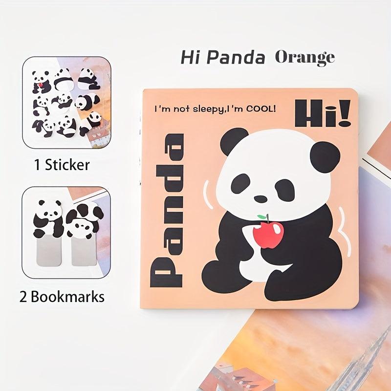 Panda Cartoon Notebook - 100 Pages - Student Writing Notepad