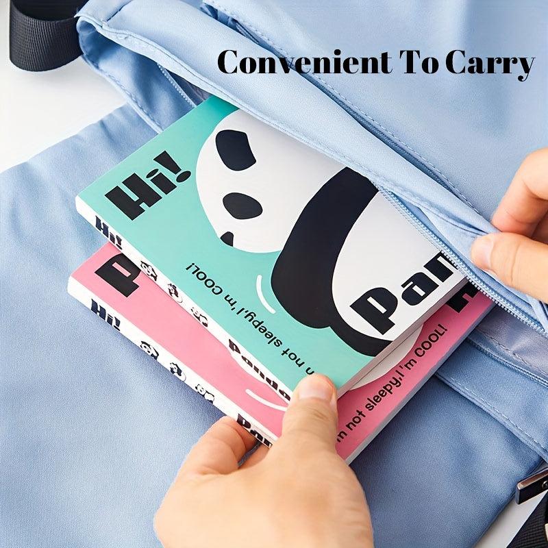 Panda Cartoon Notebook - 100 Pages - Student Writing Notepad