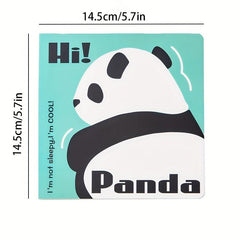 Panda Cartoon Notebook - 100 Pages - Student Writing Notepad
