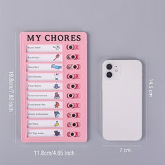 Macaron Plan Card Holder Watch with 10 Refills