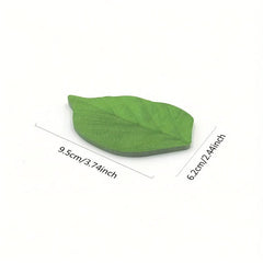 Leaf Shape Sticky Notes Sticky No, N Times Stickers, Message Notepad
