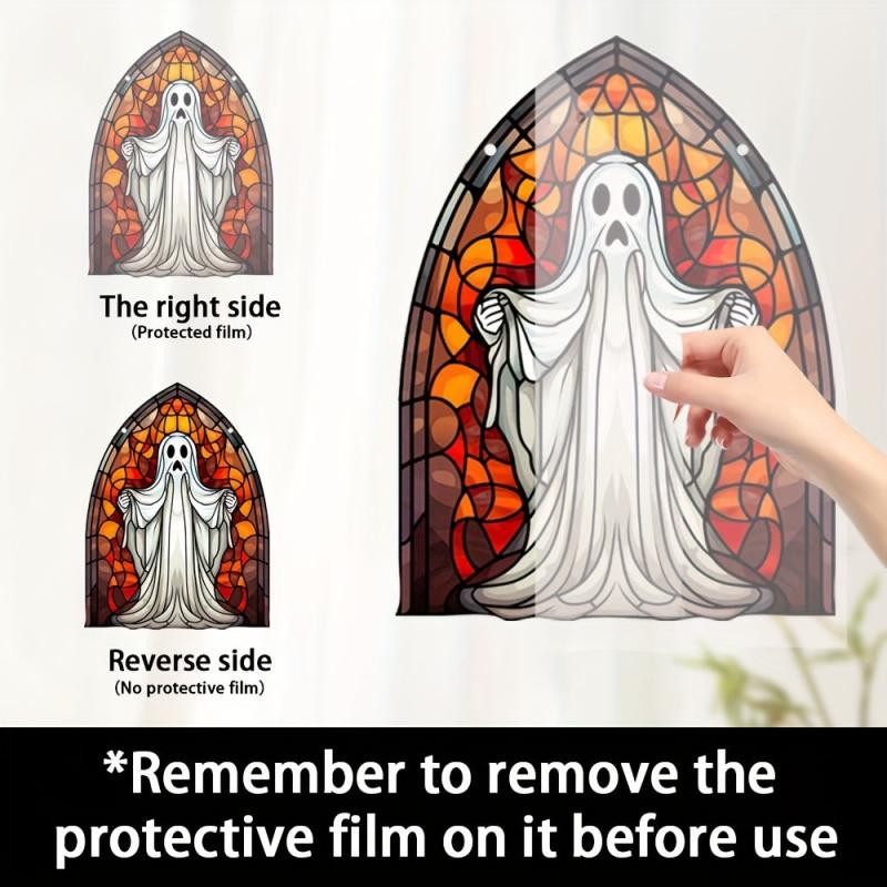 Acrylic Alien Halloween Horror Ghost Window Wall Decoration