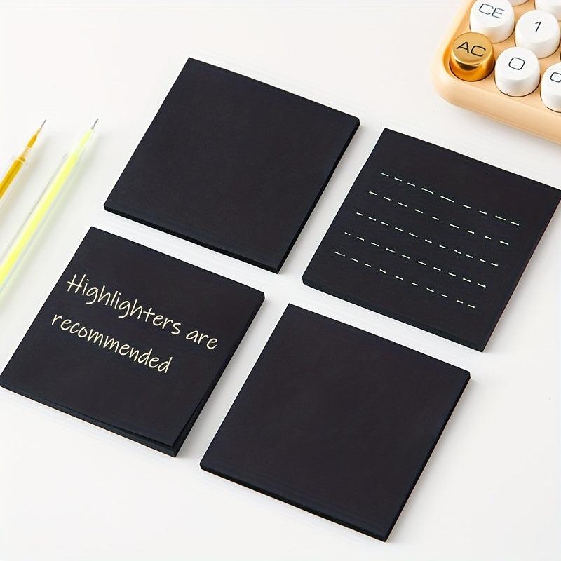 4pads 200pages Creative Sticky Notes Self adhesive Easy To Stick On