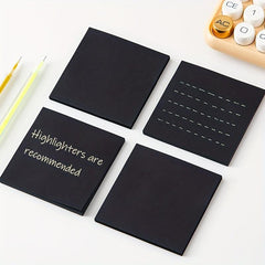 4pads 200pages Creative Sticky Notes Self adhesive Easy To Stick On