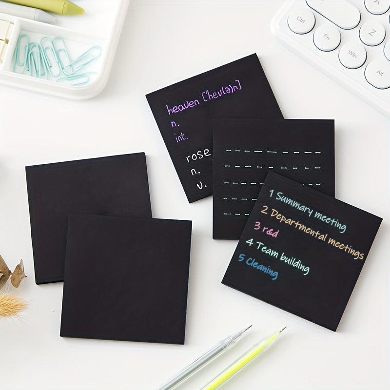 4pads 200pages Creative Sticky Notes Self adhesive Easy To Stick On