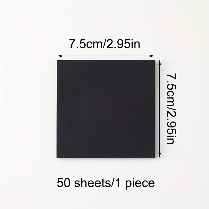 4pads 200pages Creative Sticky Notes Self adhesive Easy To Stick On