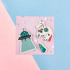 60pcs Cartoon Sticky Notes Creative Style Notebook Message Stickers Label