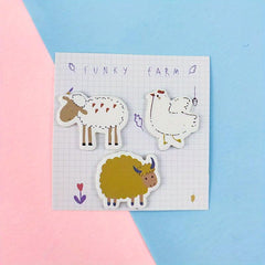 60pcs Cartoon Sticky Notes Creative Style Notebook Message Stickers Label