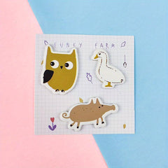 60pcs Cartoon Sticky Notes Creative Style Notebook Message Stickers Label