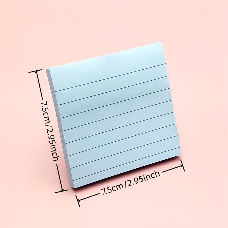 Colorful Sticky Notes 400 Sheets Horizontal Line Notebook for Journal Diary