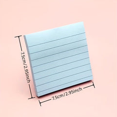 Colorful Sticky Notes 400 Sheets Horizontal Line Notebook for Journal Diary