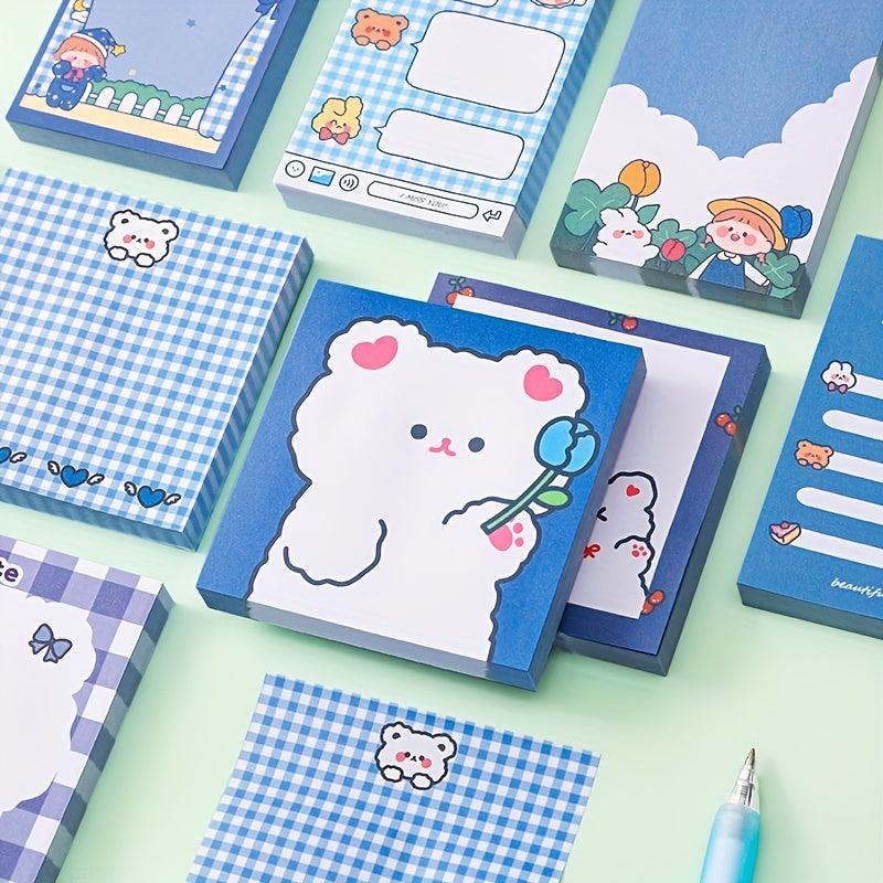 4pcs Cartoon Girl Sticky Notes 320 Sheets