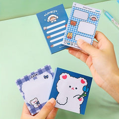 4pcs Cartoon Girl Sticky Notes 320 Sheets