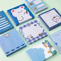 4pcs Cartoon Girl Sticky Notes 320 Sheets