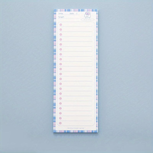 Book Cartoon Long Strip Planner for Students