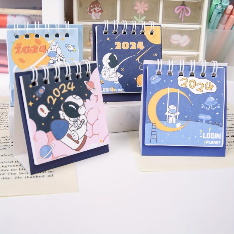 Mini Space Planet Series Desk Calendar 4pcs Set