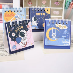 Mini Space Planet Series Desk Calendar 4pcs Set