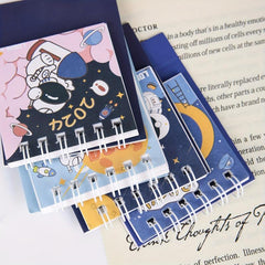 Mini Space Planet Series Desk Calendar 4pcs Set