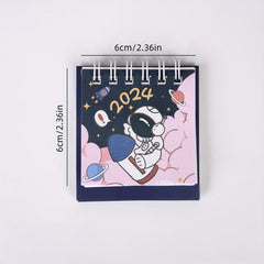 Mini Space Planet Series Desk Calendar 4pcs Set