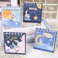 Mini Space Planet Series Desk Calendar 4pcs Set