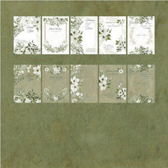 30 Sheets Floral Landscape Paper for Journal Collage