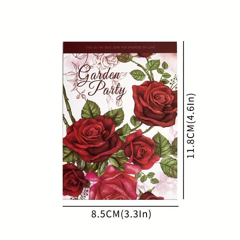 30 Sheets Floral Landscape Paper for Journal Collage