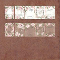 30 Sheets Floral Landscape Paper for Journal Collage
