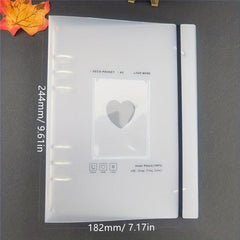 A5 Frosted Love Loose Leaf Album 7 62 Cm Photo Album Girl Starstruck