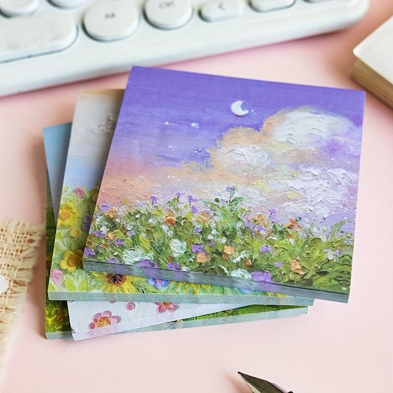 Landscape Sticky Memo Note Pad