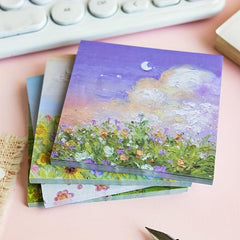 Landscape Sticky Memo Note Pad