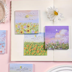 Landscape Sticky Memo Note Pad